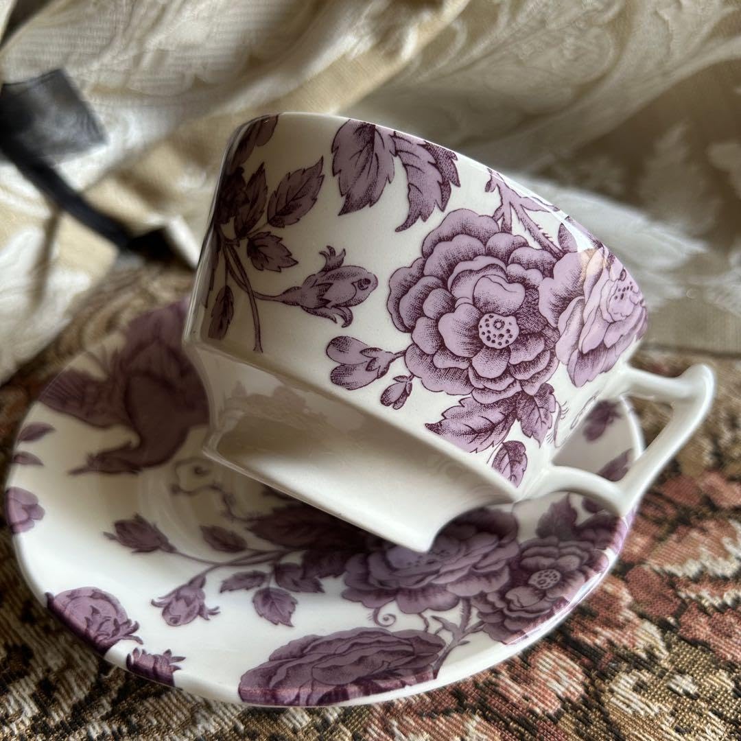 Amazon.co.jp: 英国製 SPODE KINGSLEY シノワズリ ダスティ カップ 