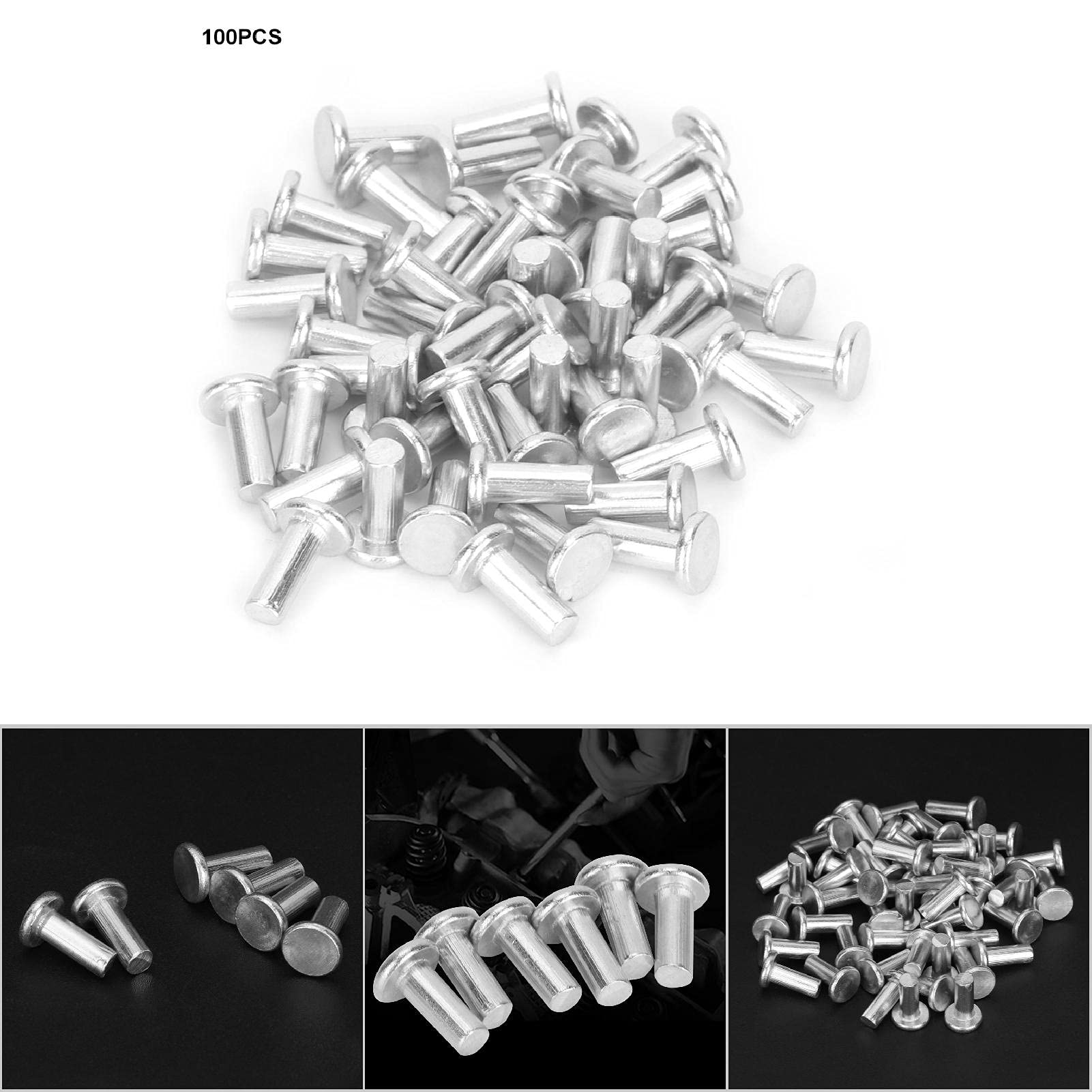 M4 Solid Round Head Rivets 304 Stainless Steel Round Head Pop Open ...