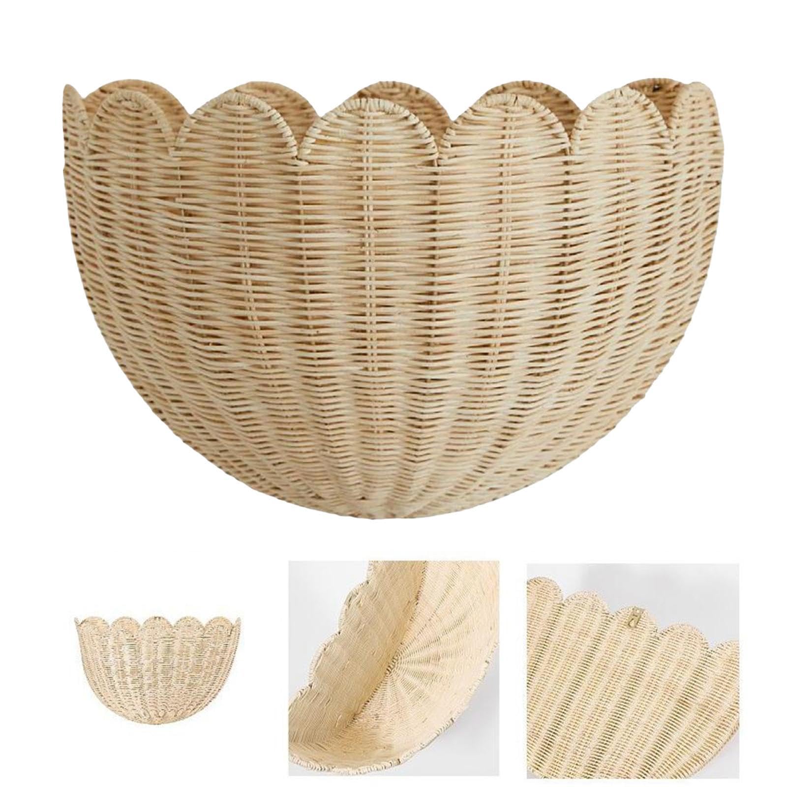 Wiszący kosz na kwiaty do makramy, do użytku w pomieszczeniach, wiszący kosz na kwiaty w stylu boho, dekoracyjny uchwyt na kosz na owoce do ogrodu, na balkon, do łazienki, doniczka