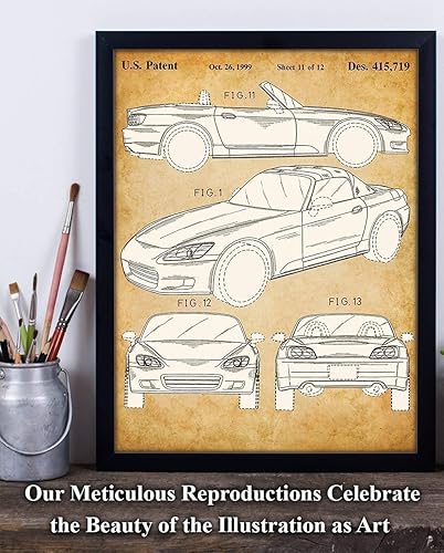 Miniatura 2 de Honda S2000-11x14 Unframed Patent Print - Makes a Great Man Cave Decor and Gift Under 15 for Honda Fans and Car Enthusiasts