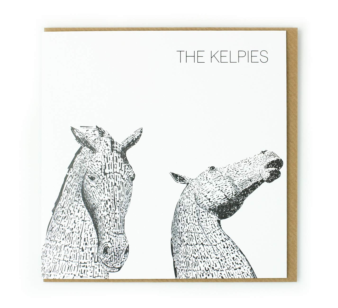 The Kelpies | Clare Baird | Blank Greetings Card