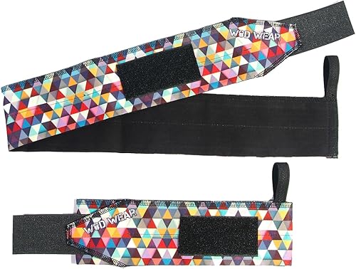 Miniatura 3 de WOD Wear Wrist Wraps with Thumb Loop for Powerlifting Strength Training Bodybuilding Cross Training Olympic Weightlifting Yoga - One Size Fits All