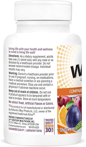 Miniatura 7 de 21st Century Wellify - Multivitaminas con minerales para mujer, más de 50 unidades, 65 unidades (22460)