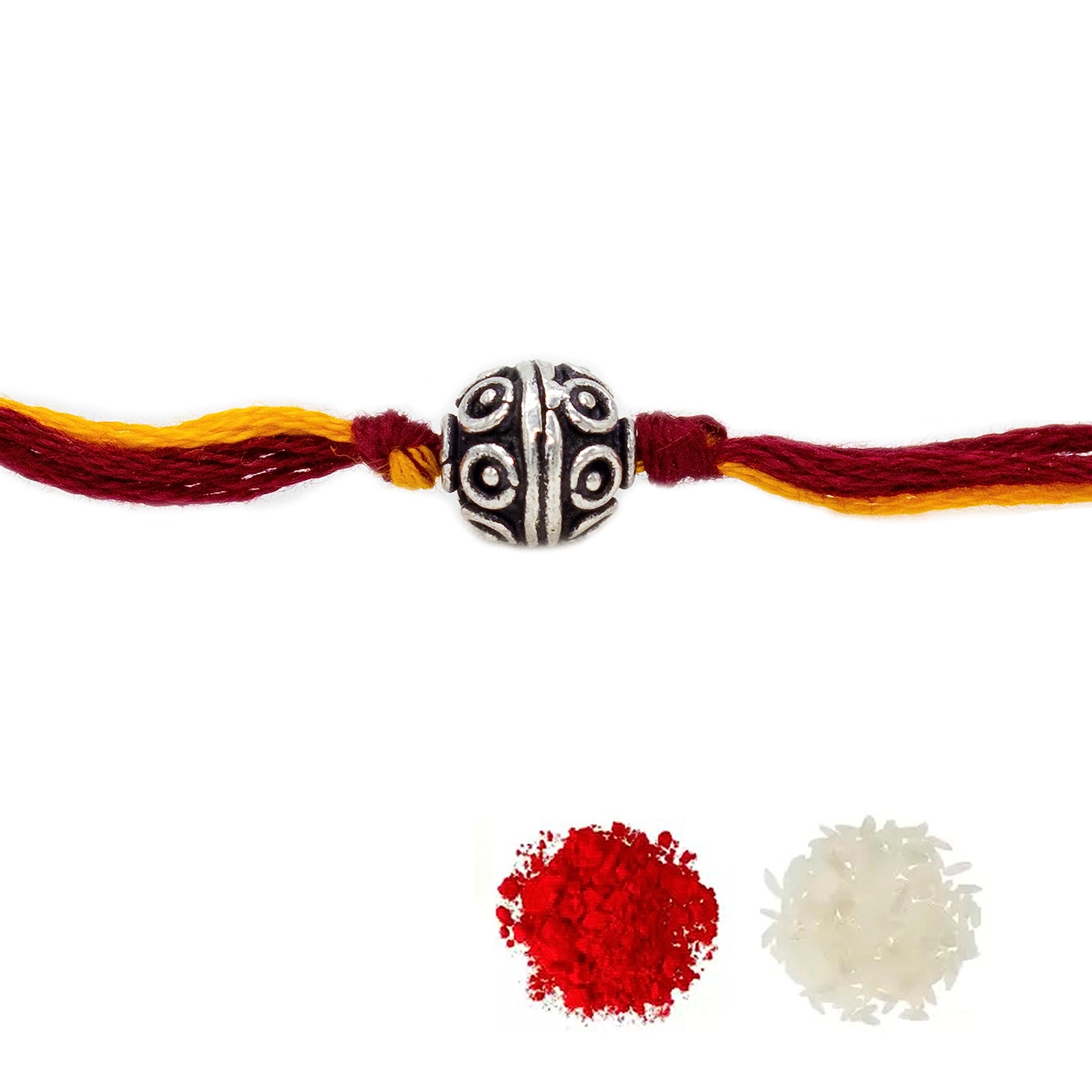 Njels 925 Pure Silver Rakhi for Brother Original Silver Antique Oxidised Ball Rakhi for Brother Pure Cotton fancy rakhi for brother (BIS Hallmark Stamped) (B0CB6TRR5V) Amazon Price History, Amazon Price Tracker