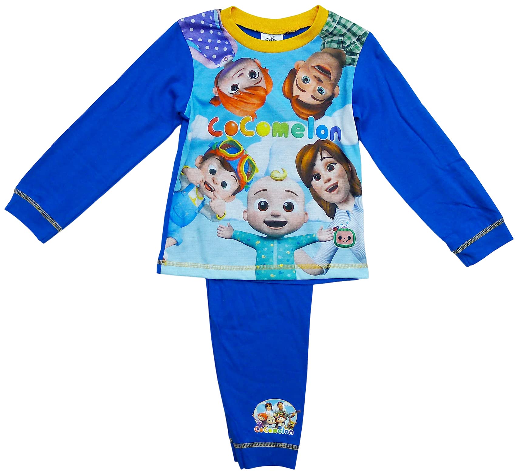Get Wivvit Boys Cocomelon Family JJ YoYo Mommy Daddy Pyjamas Sizes from 12 Months to 4 Years
