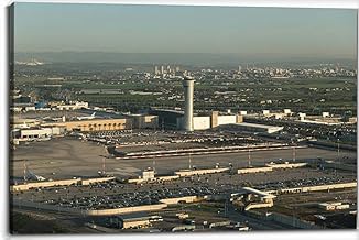 The tower the Ben Gurion Airport Tel Aviv Canvas Wall Art Decor Framed Photo Prints Picture Poster For Bathroom Bedroom Kitchen Living Room Office Artwork Paintings 20x30