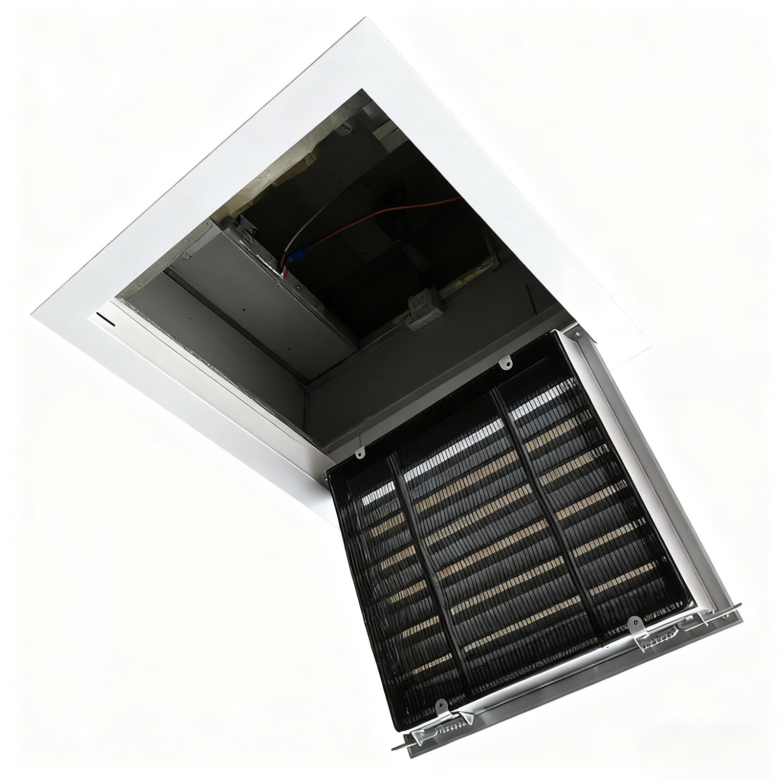 Cubierta de ventilación de retorno de aire ajustable de 20 x 35 cm a 100 x 100 cm, panel de acceso a la pared para paneles de yeso y fontanería, cubierta de ventilación de sótano