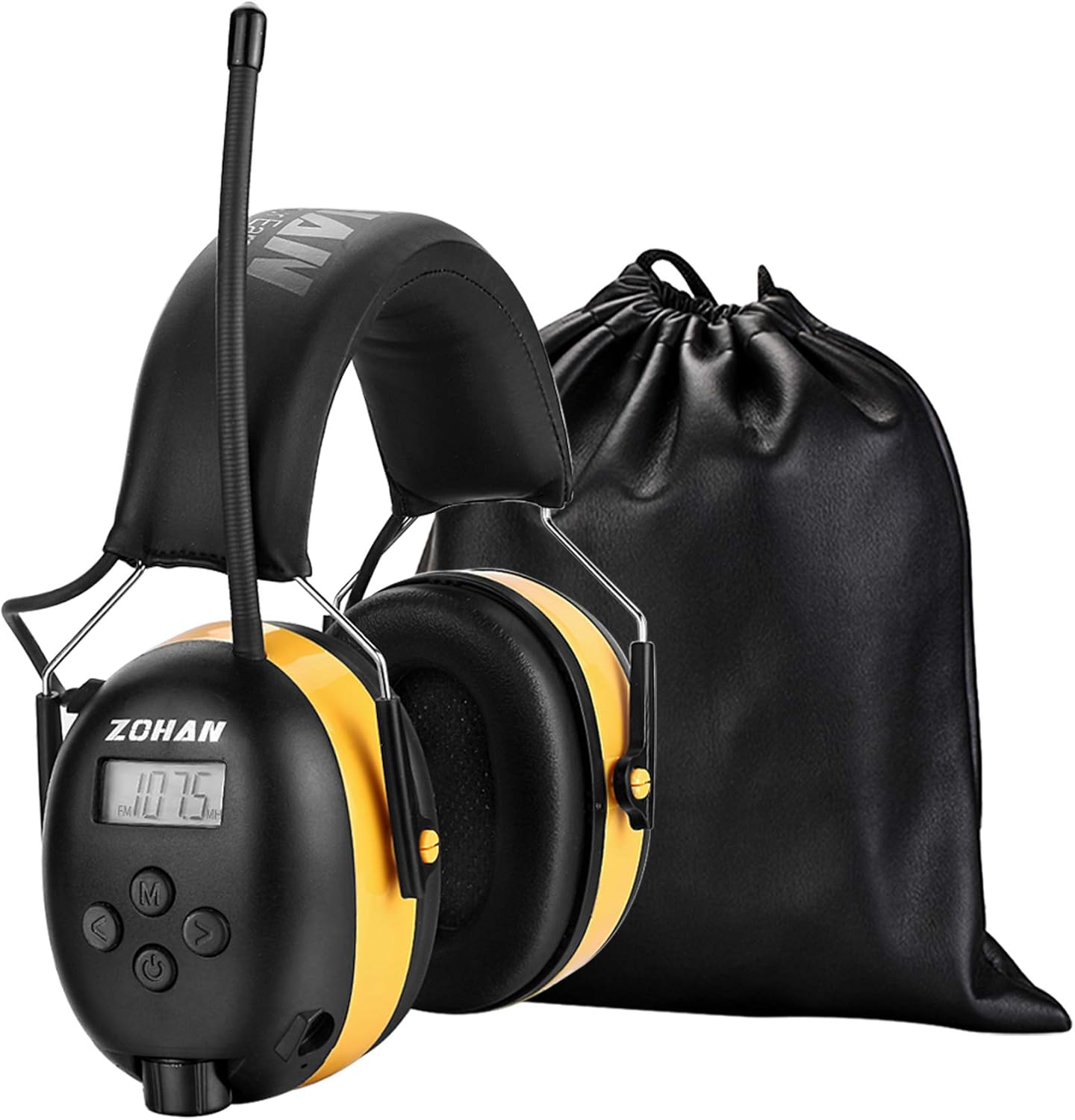 ZOHAN 042 Radio Ear Defenders, FM Safety Ear Protector Muffs, Garden