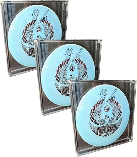 (3 unidades) Estuche para disco de marco transparente montado en la pared con tapa magnética segura y soportes traseros para colgar - Estuches de