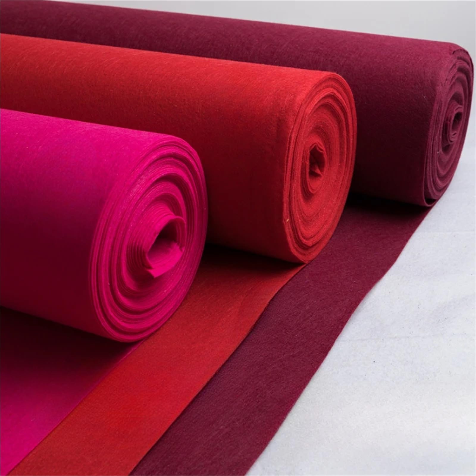 Generico Tappeto rosso corridoio Tappeti rosa for inaugurazione Decorazione Matrimonio Evento Festa Celebrazione per matrimonio, eventi(Wine pink,1.5M)