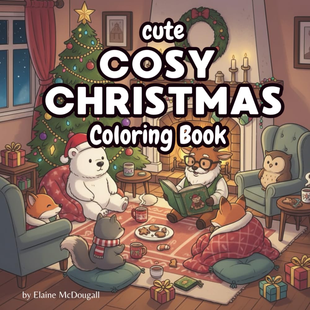 Christmas Hygge Colouring Book