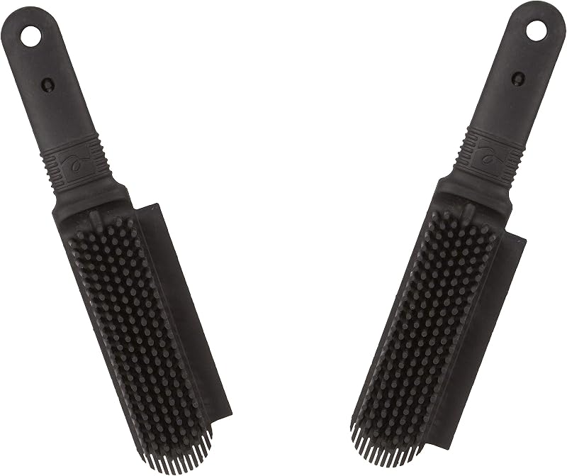 Escova de Borracha FURemover para Remoção de Pelos com Rodo, Preta, Pacote com 2