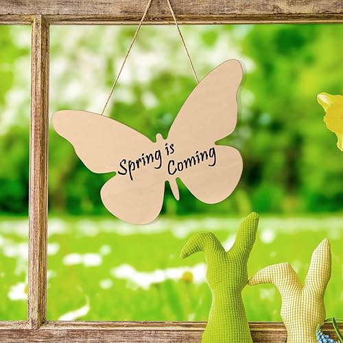 Vista 11 de Anglechic Paquete de 12 piezas de anclaje en blanco de 12 pulgadas sin terminar de madera para manualidades, adornos en forma de ancla de verano