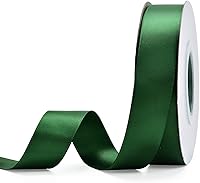 Vista 125 de YAMA Cinta de satén de doble cara, 7/8 pulgadas, 25 yardas para envolver regalos, color rosa