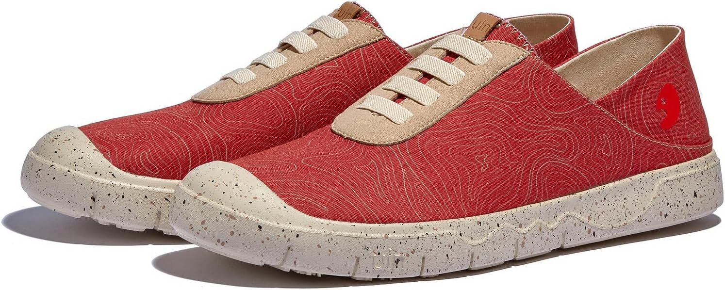 UIN Women's Fashion Sneakers Lightweight Walking Casual Slip Ons Loafers Comfortable Art Painted Travel Shoes Cadiz - Image 4