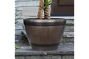 Rustic Outdoor Bushel Basket Planter