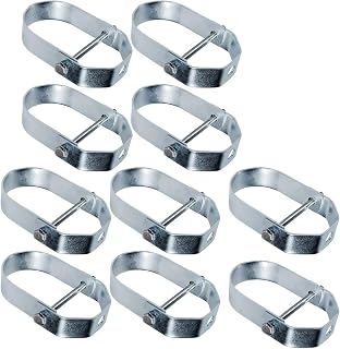 Highcraft IDM-HF02-10 Clevis Hanger, Light Duty Electro Galvanized Steel, 2 in. 10 Pack