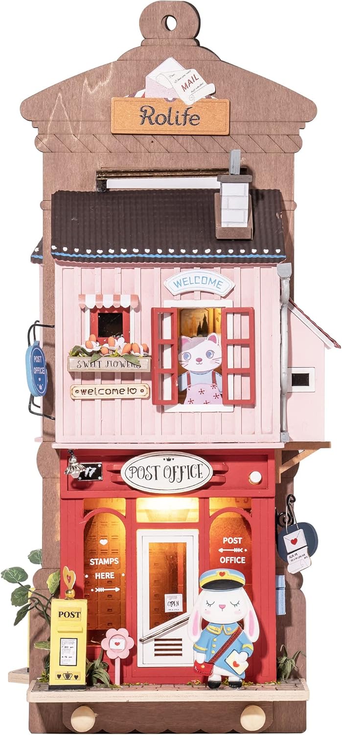 Rolife Wooden Wall Hanging Dollhouse Kit Puzzle DIY Room