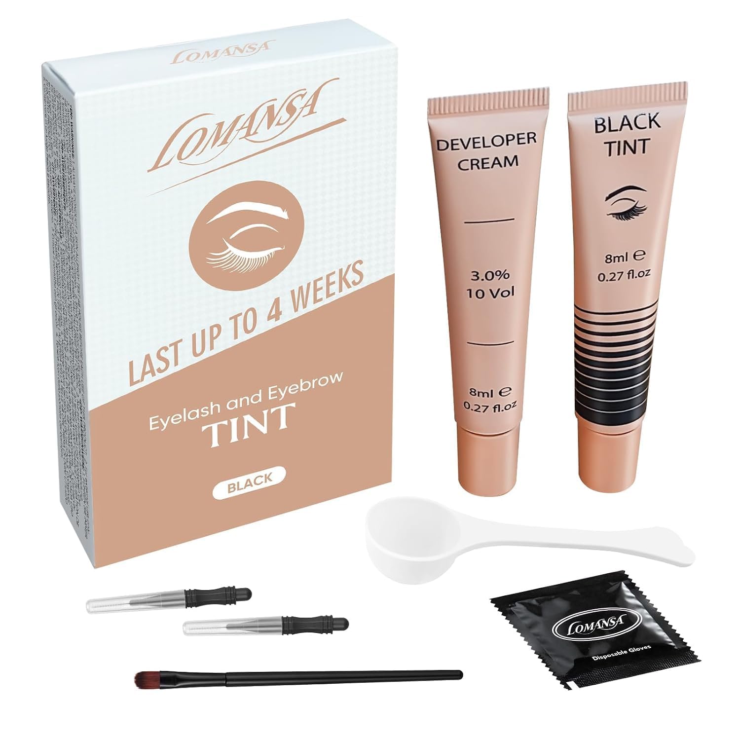 Black Eyelash Color Kit - Natural Results -11 Black Eyelash Color Kit - Natural Results -11
