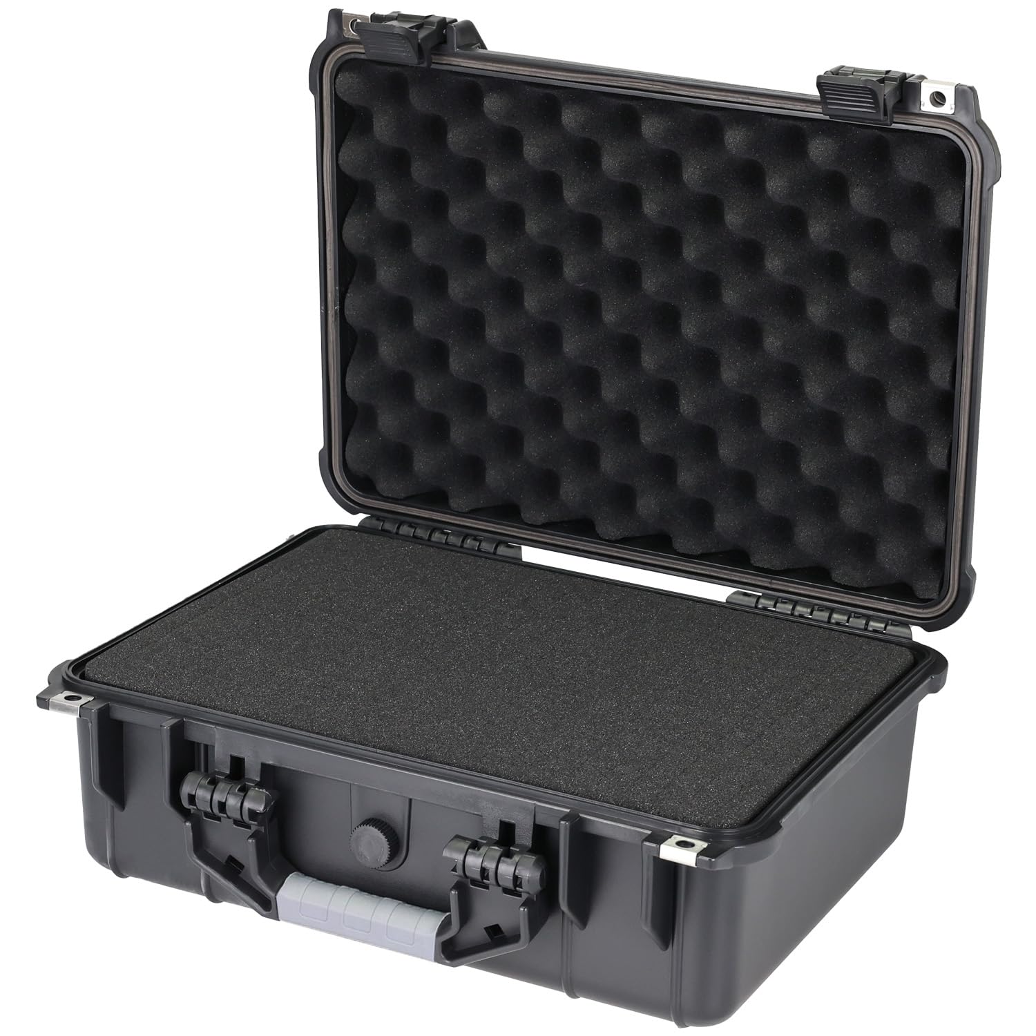 Mallette Rigide IP67 HMF ODK100 étanche Eau Poussière Mousse prédécoupée Valise Protection Photo Outils 41x32x17.5cm Noir