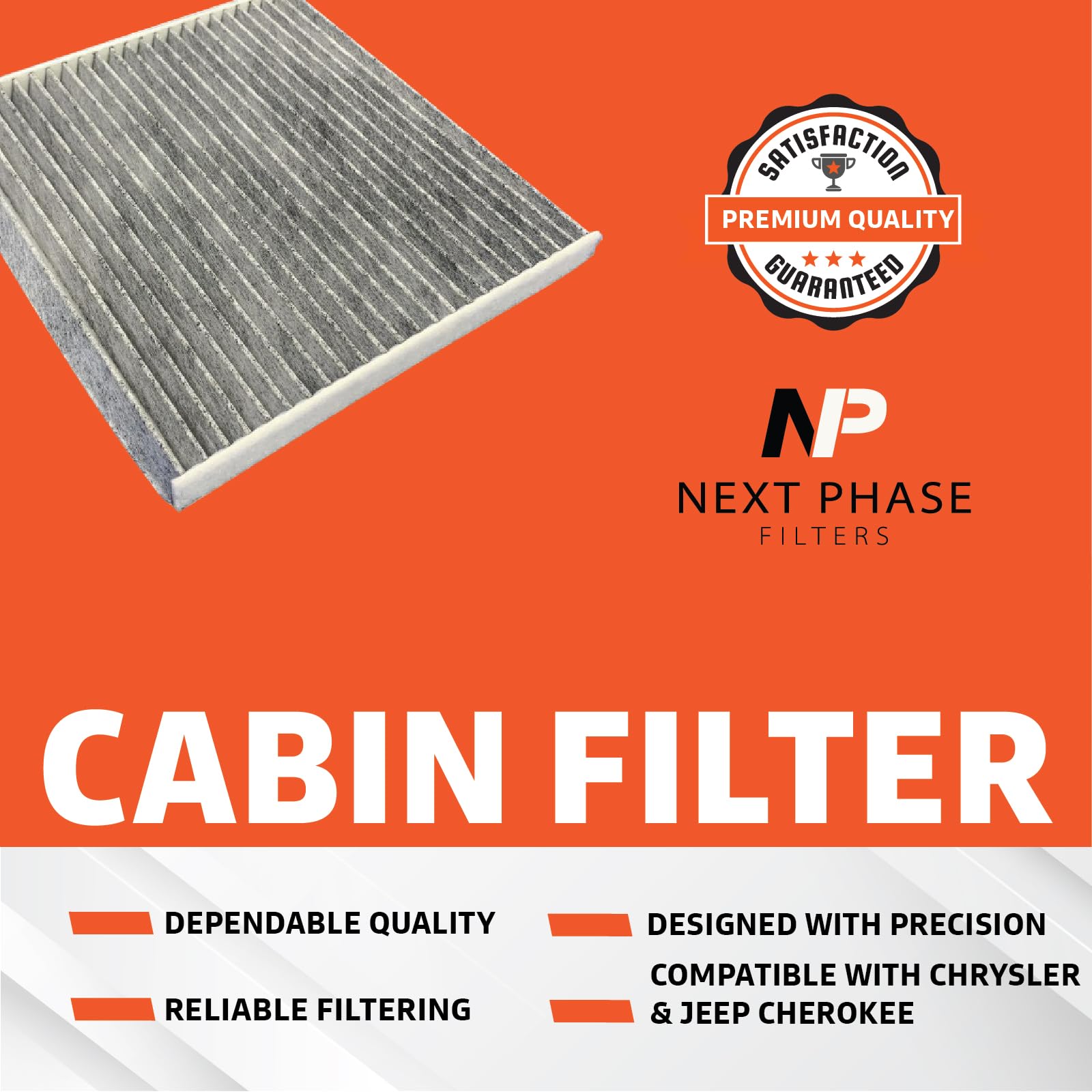 NEXT PHASE FILTERS MADE IN USA: NP3JC1A Cabin – Replaces O.E. 272773JC1A, 272773JC1C; Wix WP10009, Purolator C48162, Fram FDC11776, Champ CAF1903P - Climate Control System Accessories - View #4