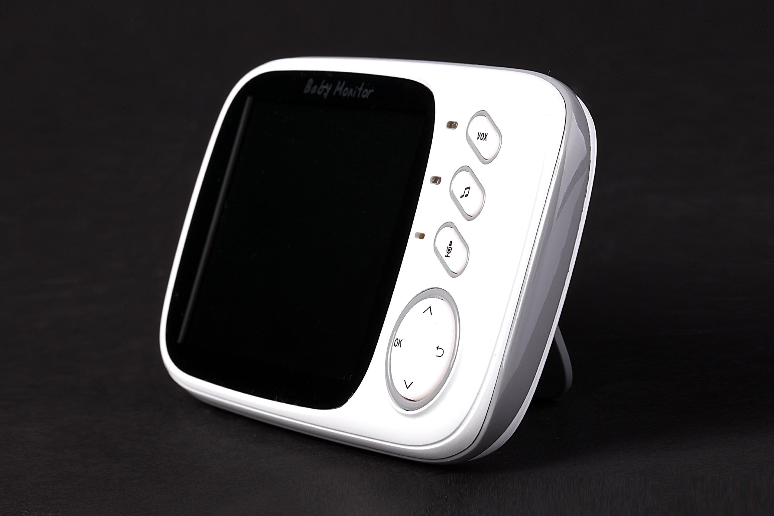 BW Baby Monitor, Video Baby Monitor con schermo LCD da 3,2 ", Baby Monitor con fotocamera e visione notturna, tecnologia FHSS avanzata a 2,4 GHz, audio bidirezionale, monitor sensore di temperatura, 8