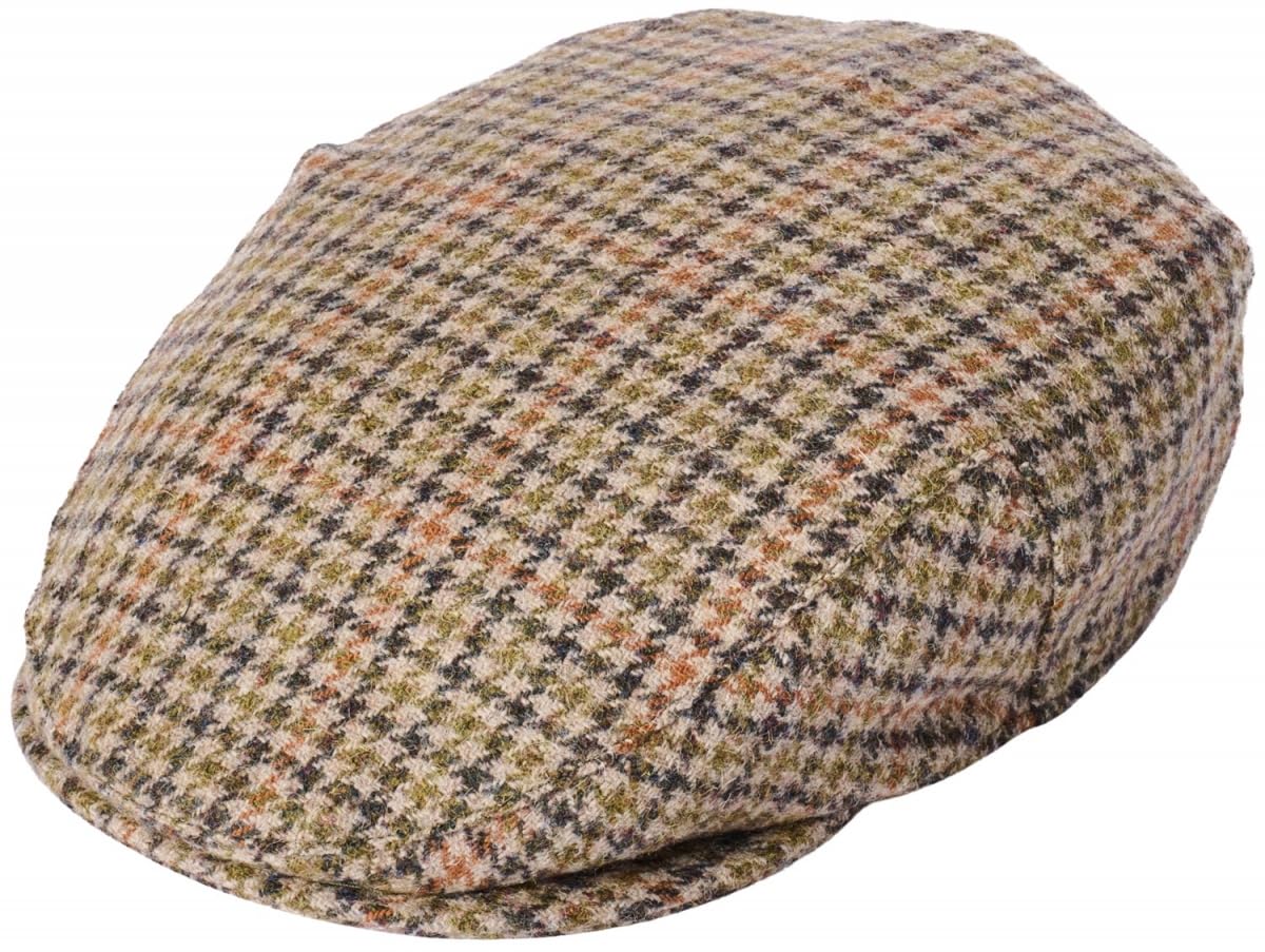Failsworth Men's Moss County Wool Flat Cap - Medium (57Cm)