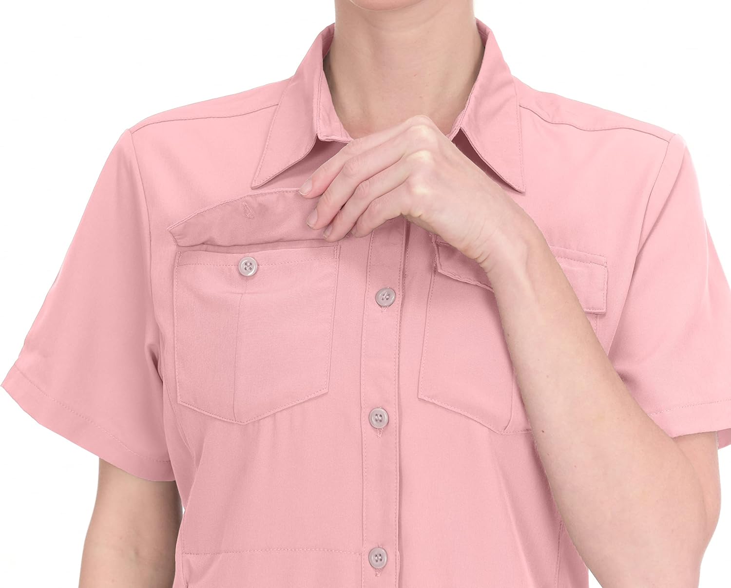 Little Donkey Andy Women's Stretch Quick Dry UPF50+ Short Sleeve Shirt for Hiking, Travel, Camping : Clothing, Shoes & Jewelry