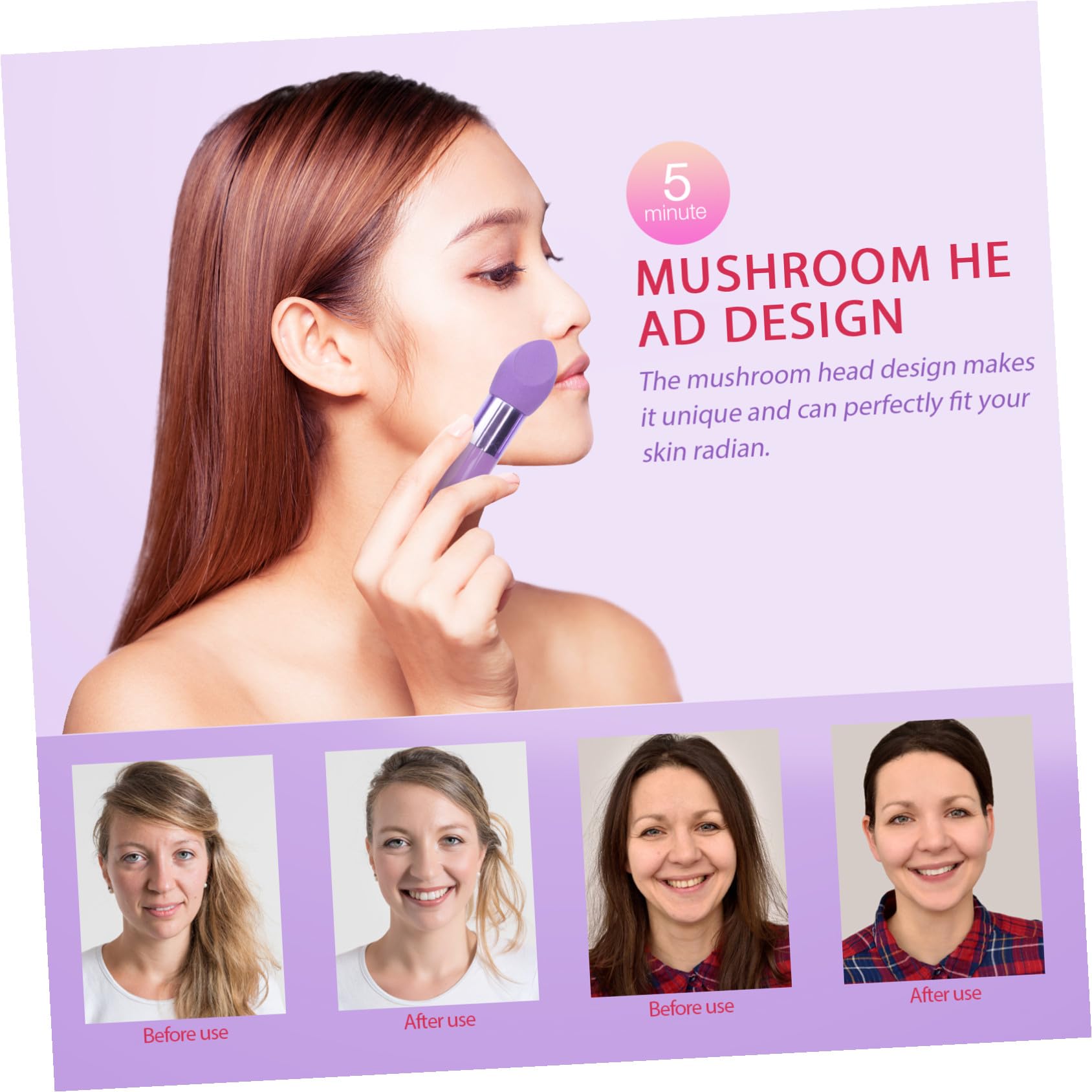 POPETPOP 15pezzi Per Latex Pratici Per Makeup Spugne Per Facciale Accessori Cosmetici Per Make-up e