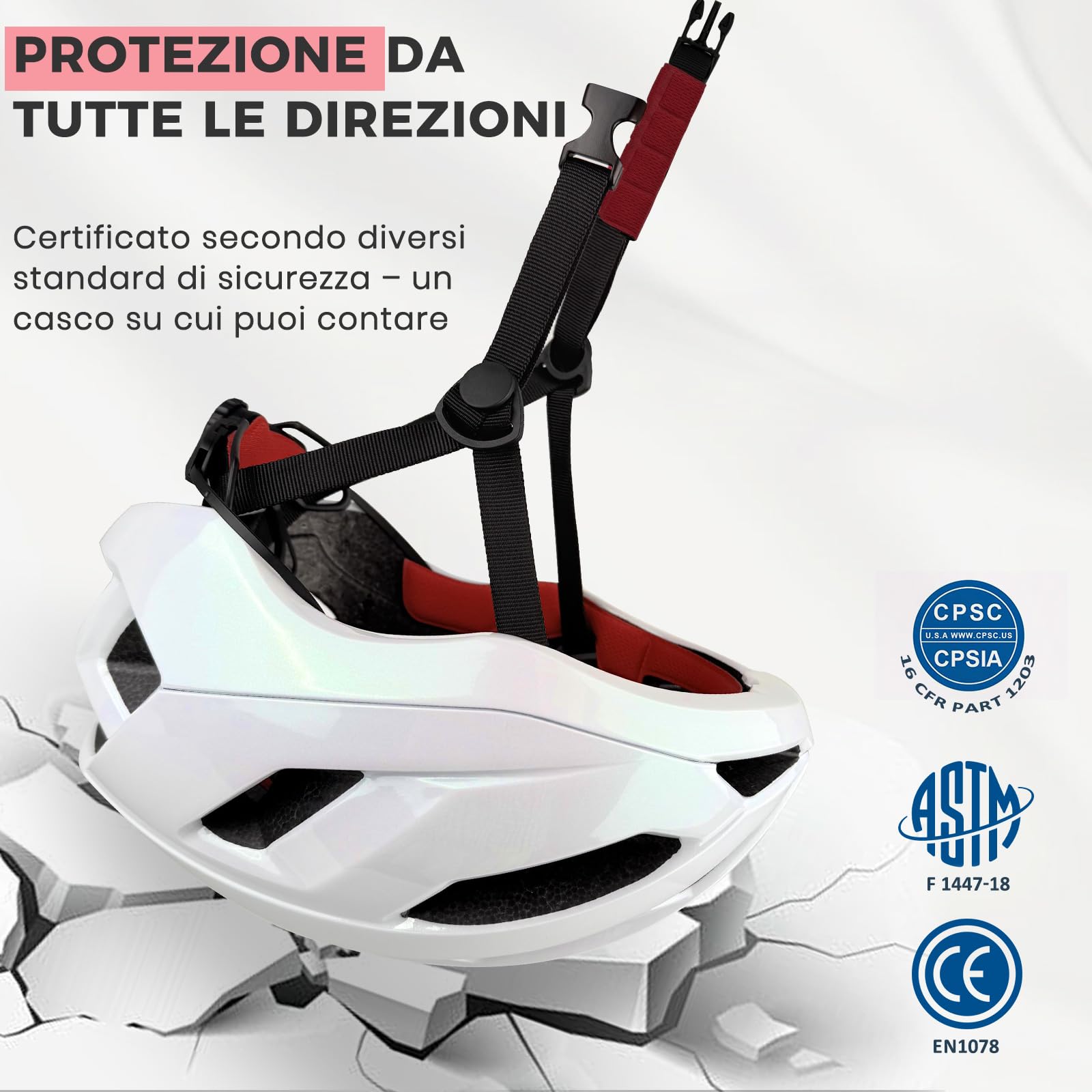 LeapBeast Casco Bici, Casco Monopattino Elettrico Adulti, Caschi da Bici Leggeri per Uomo Donna, Cascos da Bicicletta con Fodera Rimovibile per Mountain Bike e Strada