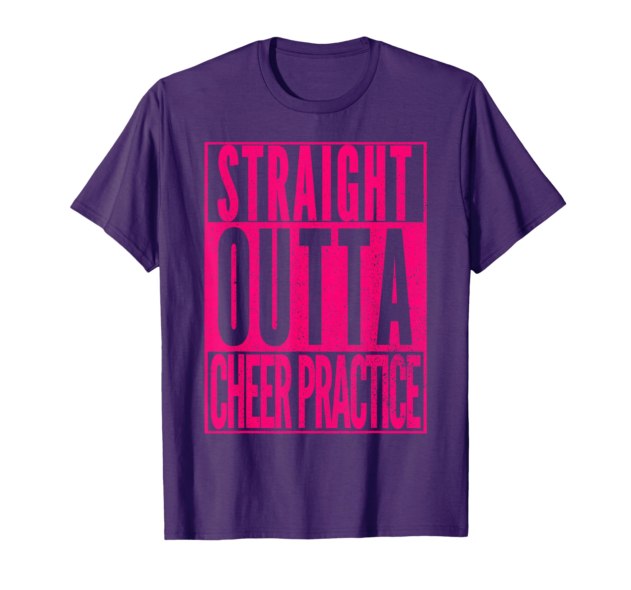 Straight Outta Cheer Practice Cheerleading Girls Women T-Shirt
