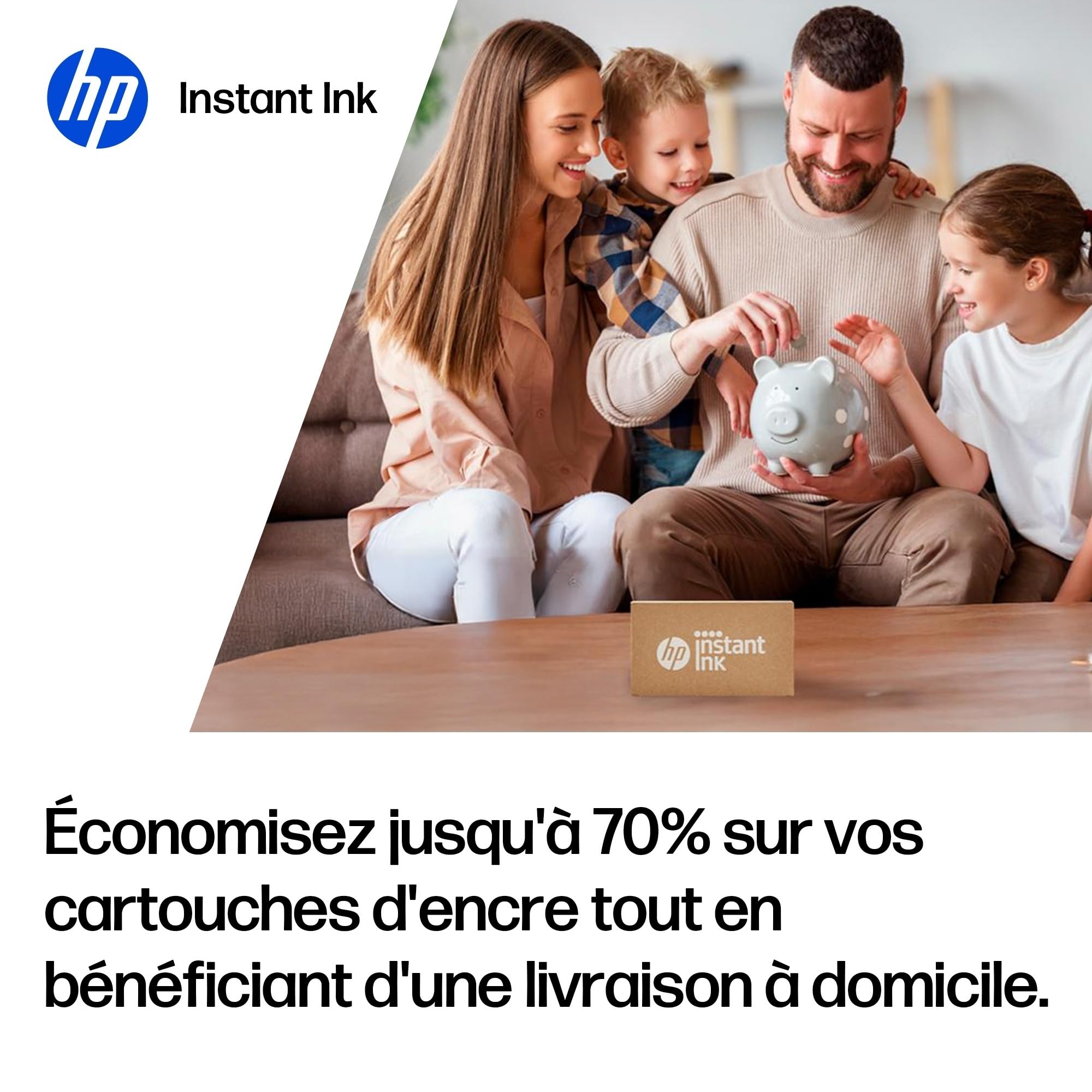 HP 308, Noir et Tricolore, 6L6S6UE, Pack de 2 Cartouches d’Encre Original, Compatible avec Les Series d'Imprimantes HP Envy 6110, 6120, 6130, 6520, 6530