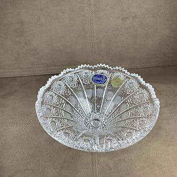 Amazon.co.jp: ボヘミアクリスタル ボウル プレート 皿 花器