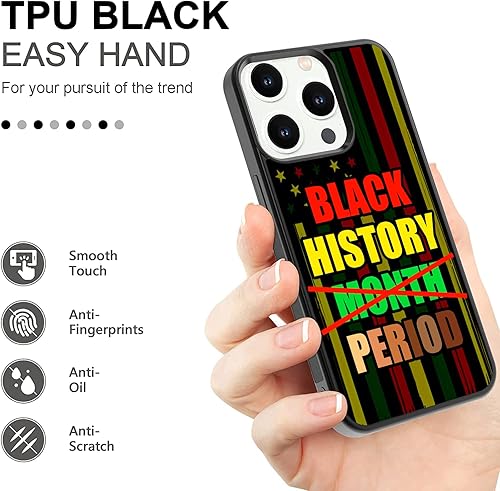 Miniatura 3 de Black History Month Period Melanin - Funda compatible con iPhone 11, 12, 13, 14 Pro Max, Samsung Galaxy S23 S22 S21 S20 FE Plus UltraA14 A54 A53