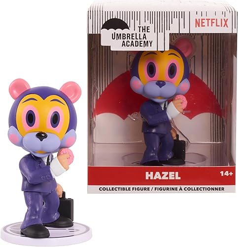 The Umbrella Academy Figura coleccionable estilizada de 3 pulgadas, color avellana, juguetes para niños a partir de 14 años Just Play