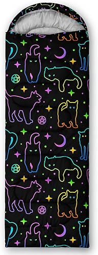 Miniatura 7 de Axolotl Saco de Dormir de Unicornio para Niños y Niñas  Sacos de Dormir Ligeros Cálidos para Clima Frío, Saco de Dormir Portátil Impermeable con