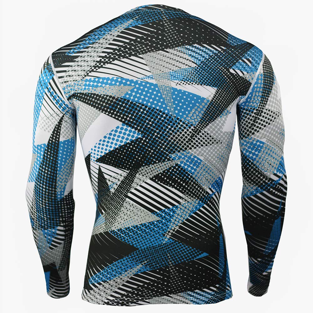 Kompressionsshirt Laufshirt Sportshirt, Kompressionshose für Herren - Fitnessbekleidung - elastischer Anzug - Enge Unterwäsche - Sportjersey - schnell trocknender Stoff.