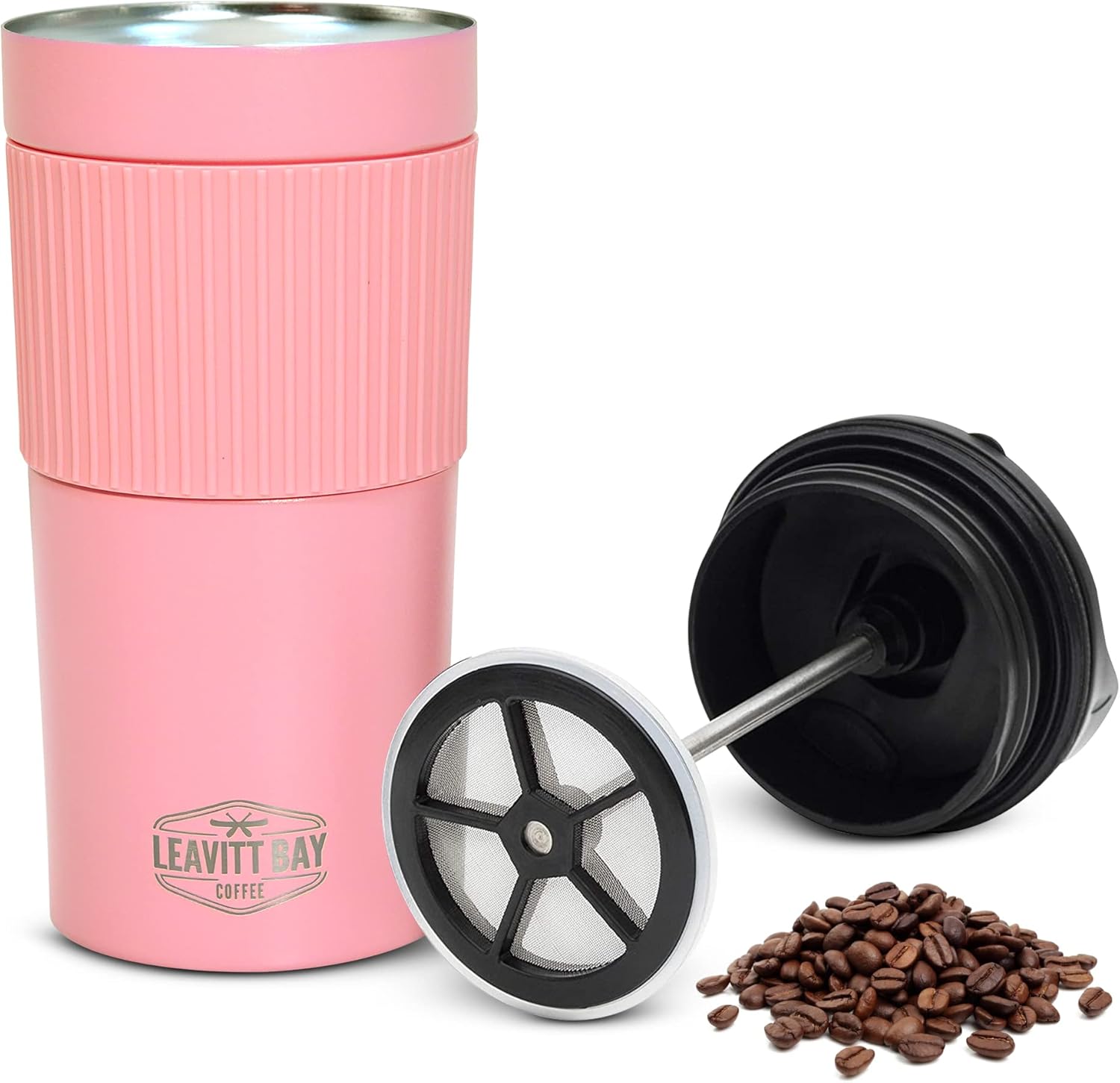 Portable French Press Travel Mug Double Wall Travel French Press Mug