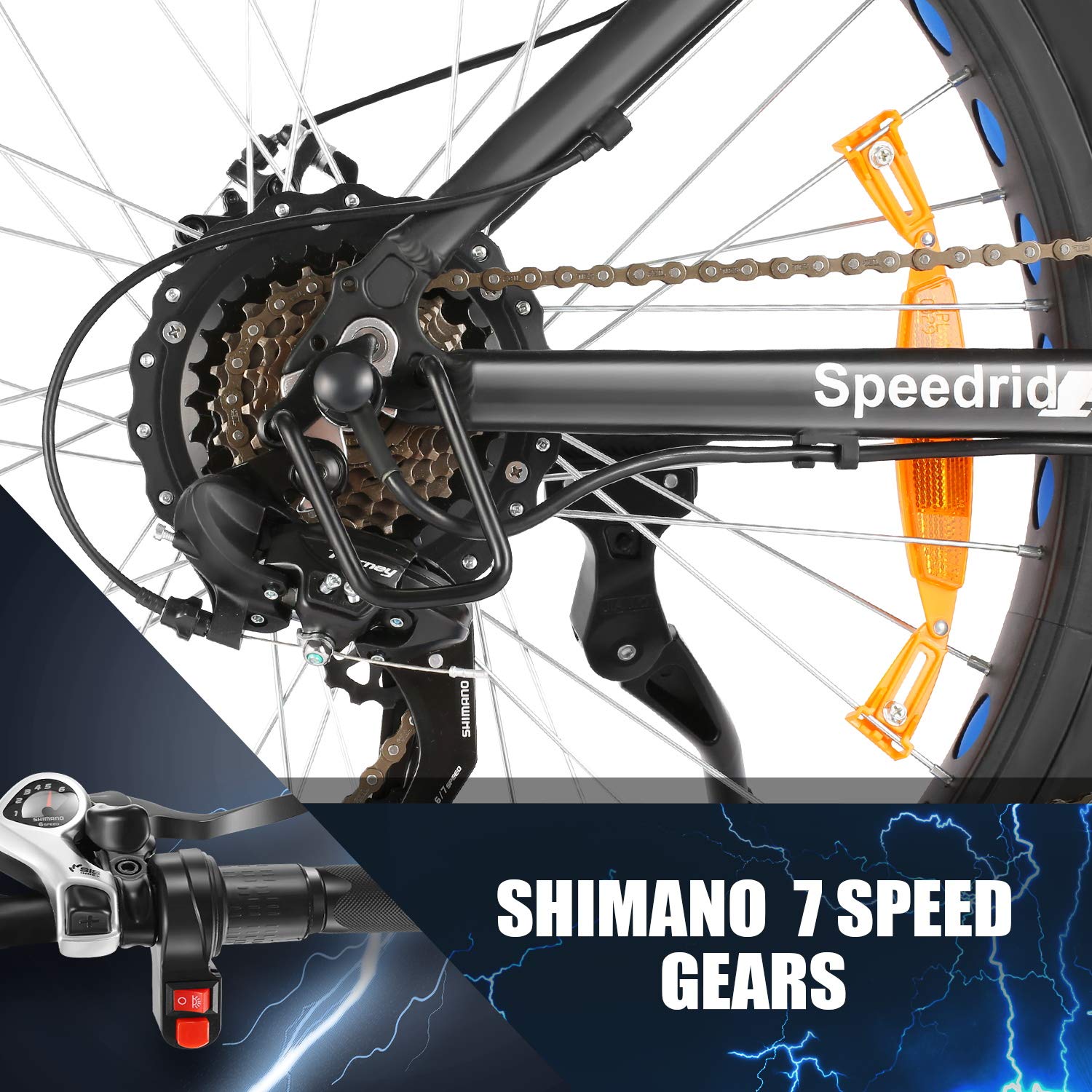 Speedrid Electric Bike 48V 500W Fat 