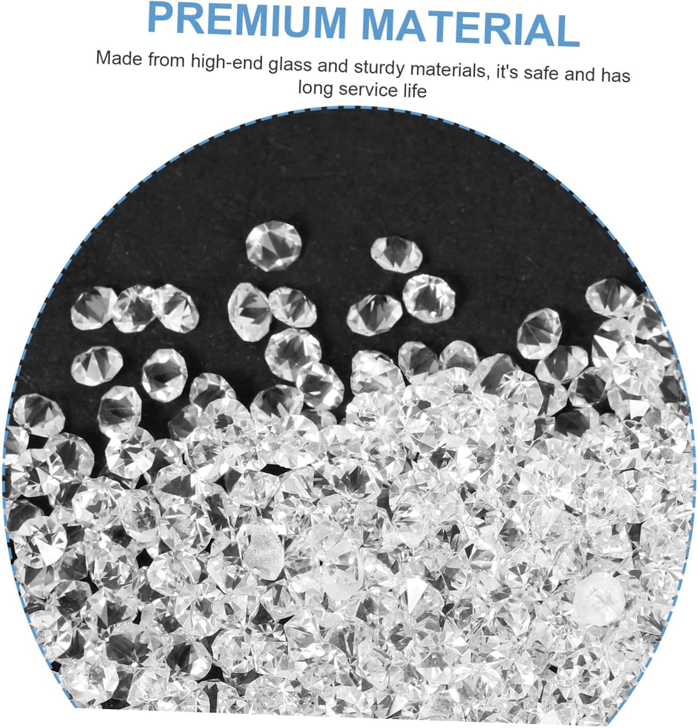 BESTYASH 25sets Rhinestone Nail Art Decors Manicure Ornaments of -Cut Glass Rhinestones for Creative Nail Designs