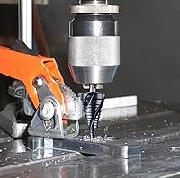 Vista 7 de Broca de cuatro Sprial Flauta M35 de cobalto, 1/4"-1-1/8" Ultra TiAIN recubierta Unibit broca, broca de vástago hexagonal de 1/4" para metal, acero