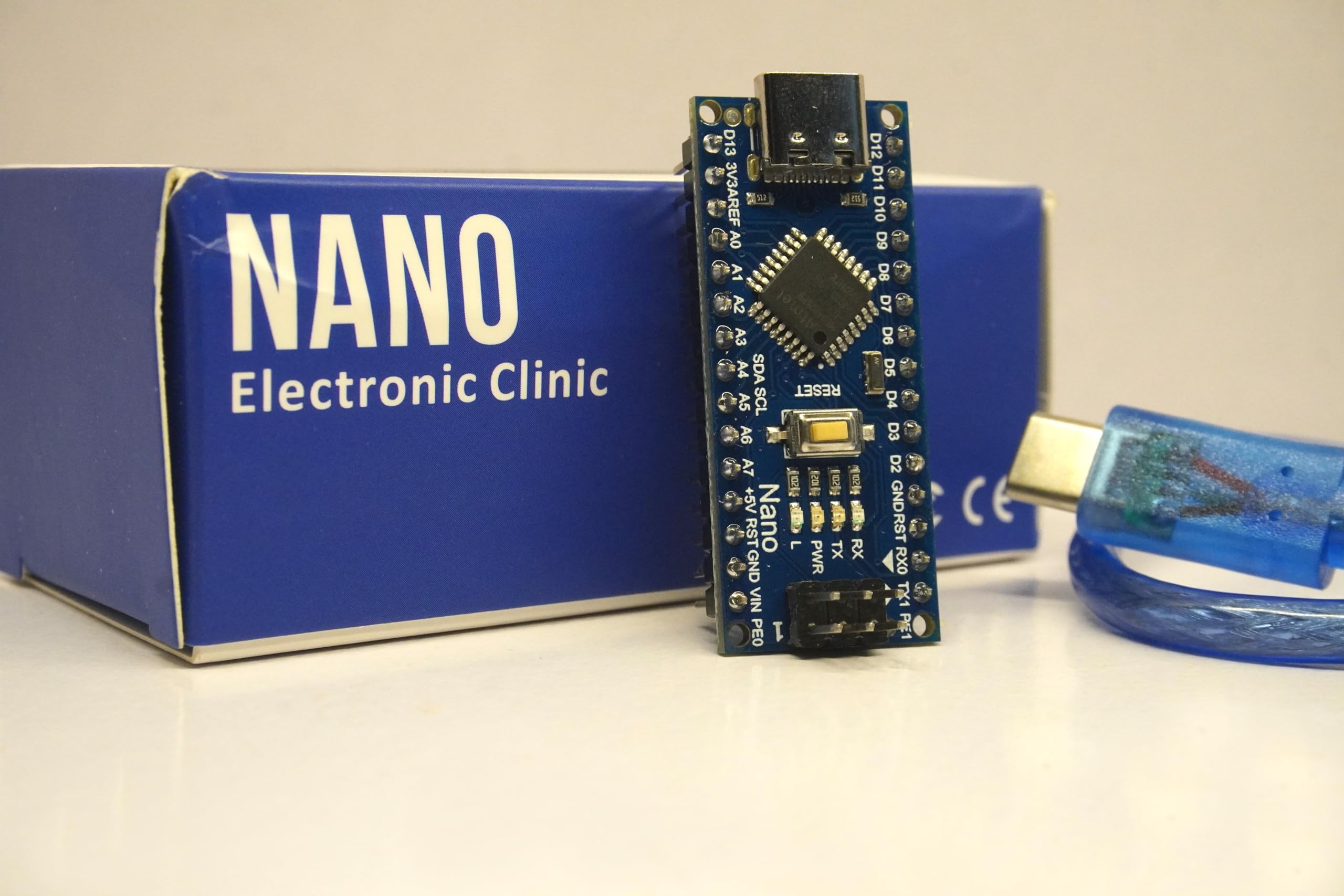 Nano 3.0 ATmega328P Type-C USB Board with USB-C Cable - CH340 Controller, Compatible with Arduino Nano, Supports Arduino IDE-image-48