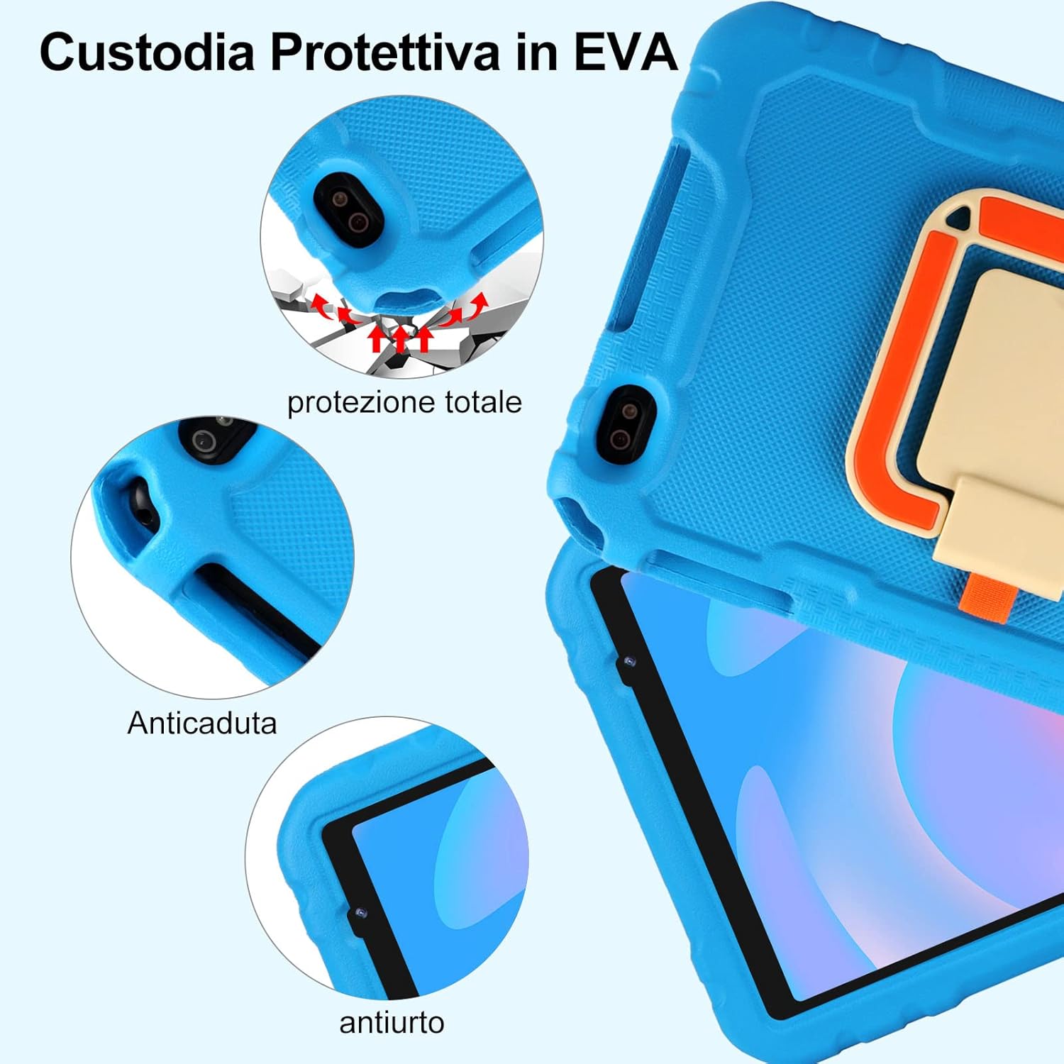 AOCWEI tablet bambini 10 pollici Tablet Android 13 14GB(8+6) RAM+128GB ROM(512GB Espandibile) |Octa-Core|FHD IPS|8000mAh |5MP+8MP|5G WIFI |Tablets con Guscio in EVA a copertura totale, Verde Chiaro AOCWEI tablet bambini 10 pollici Tablet Android 13 14GB(8+6) RAM+128GB ROM(512GB Espandibile) |Octa-Core|FHD IPS|8000mAh |5MP+8MP|5G WIFI |Tablets con Guscio in EVA a copertura totale, Verde Chiaro