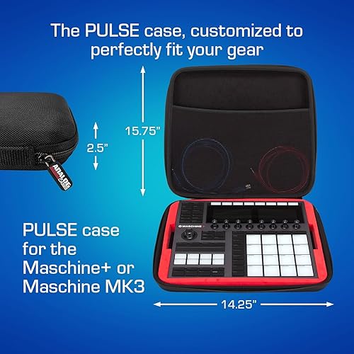 Miniatura 5 de ANALOG CASES Native Instruments MASCHINE+  Maschine MK3 - Estuche rígido compacto de pulso personalizado para viajes