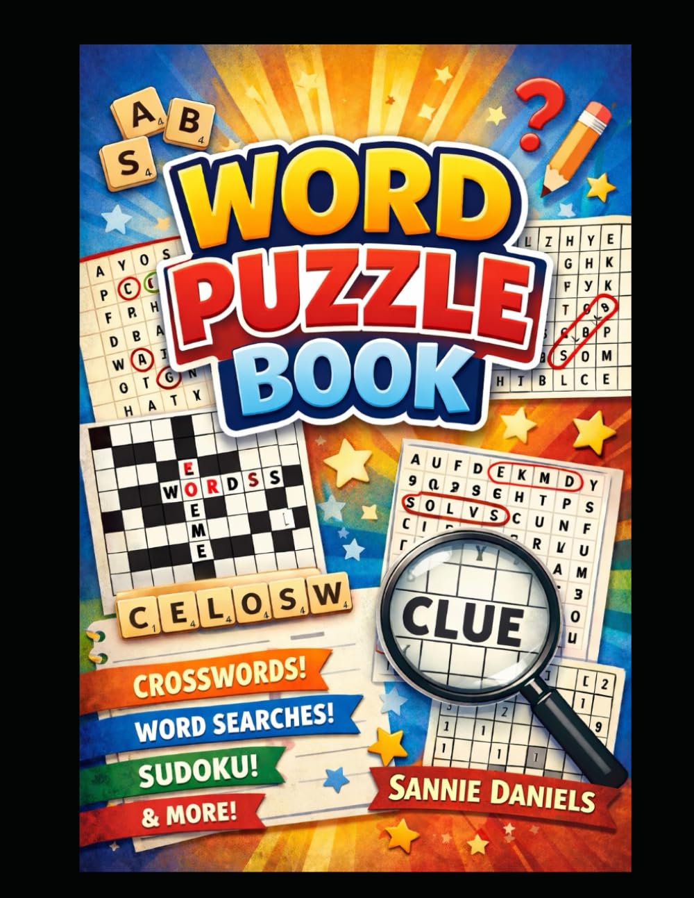 Word Puzzle Challenge Book: 150 plus Fun Word Puzzle to Sharpen Your Mind