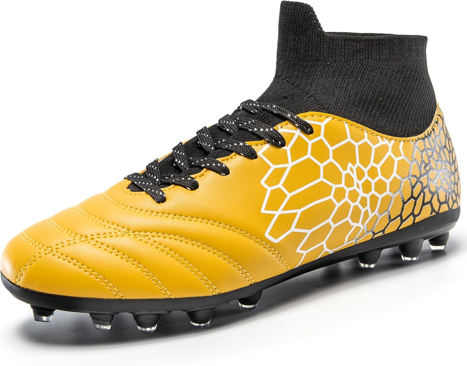 Boys Girls Soccer Cleats Youth Training Football Cleats High-top Soccer Shoes for Little/Big Kid - Image 3