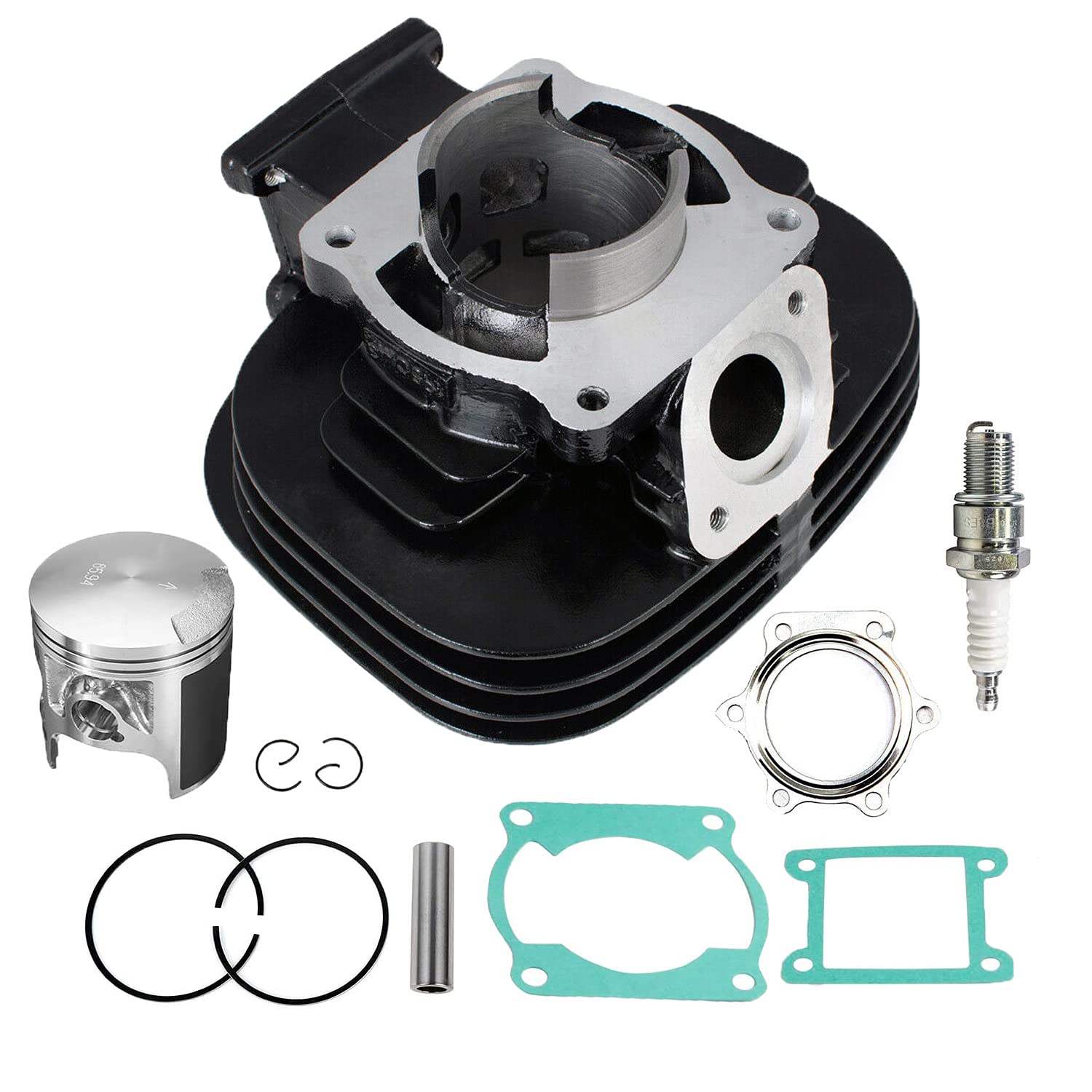 Cylinder Piston Rings Gasket Top End Rebuild Kit for Yamaha Blaster 200 YFS200 1988-2006 2XJ-11311-02-00 3JM-11351-02-00