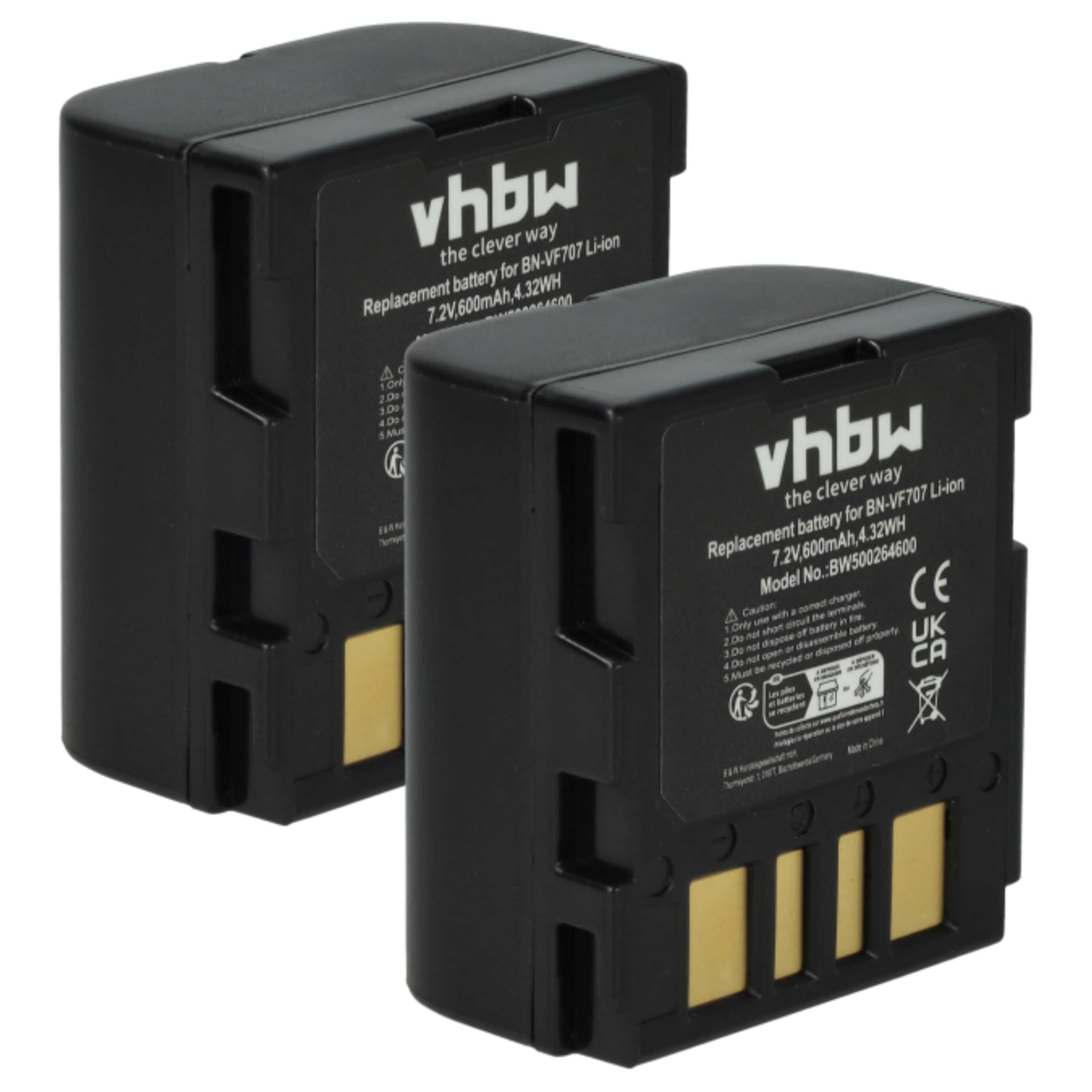 Chargeur USB Pour Batterie JVC GR-D275, GR-D290 Et Autres – Vhbw – Affichage LED