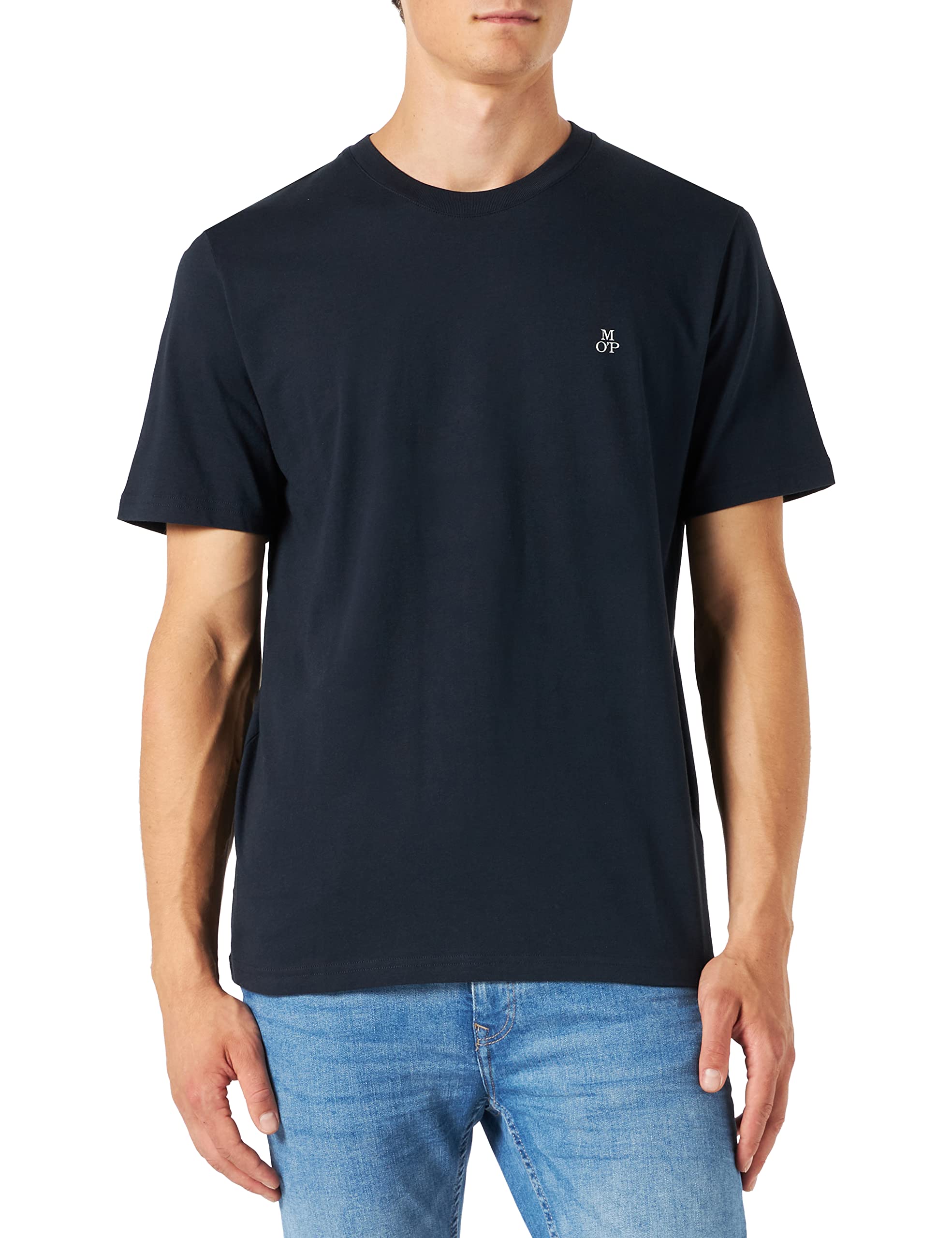 Marc O'Polo Herren T-Shirt aus Bio-Baumwolle Basic
