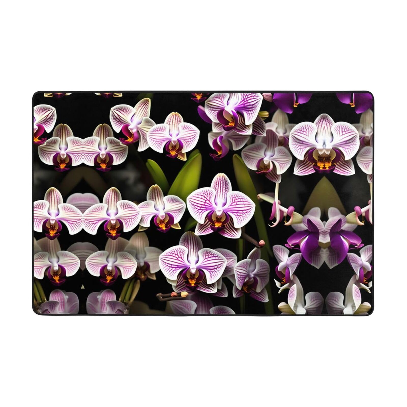 Tapis orchidée super doux pour chambre d'enfant confortable et sûre